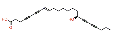 (S,E)-16-Hydroxy-8-tricosaen-4,6,17,19-tetraynoic acid